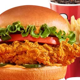 Spicy Deluxe Chicken Sandwich Combo