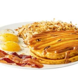 New! Pumpkin Pecan Pancake Slam