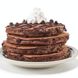 Chocolate Chocolate Chip Pancakes