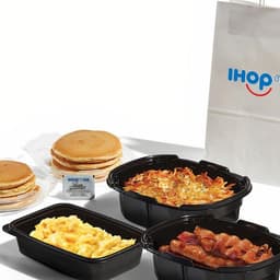 Breakfast Family Feast With Pancakes