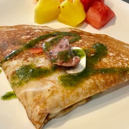 Chicken Apple Sausage Crepe