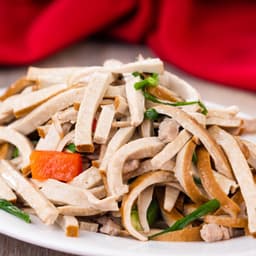 清炒豆干 Dried Bean Curd With Shredded Pork