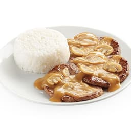 3Pc Burger Steak W/ 1 Side