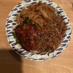 B.b.q. Pork Egg Foo Yong